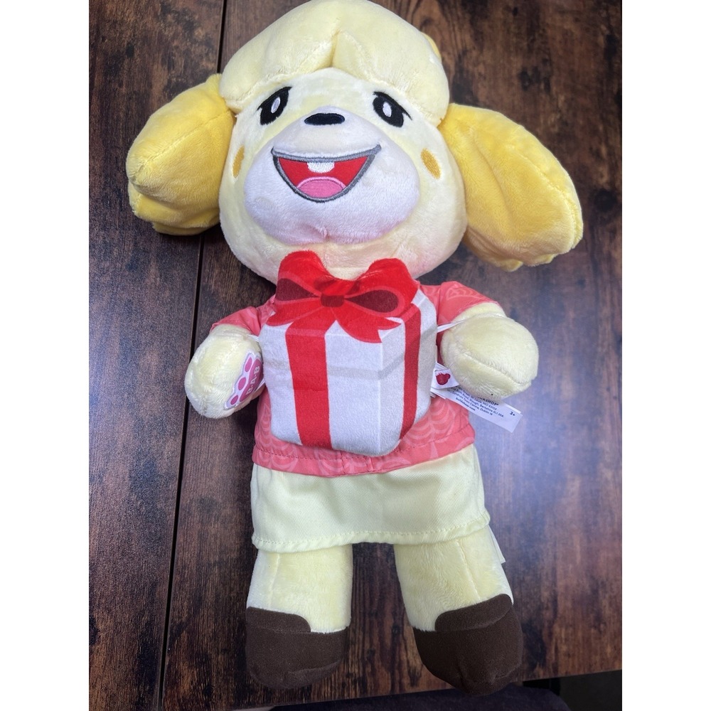 Build-A-Bear Workshop Animal Crossing Horizons Isabelle w/present Sounds Works